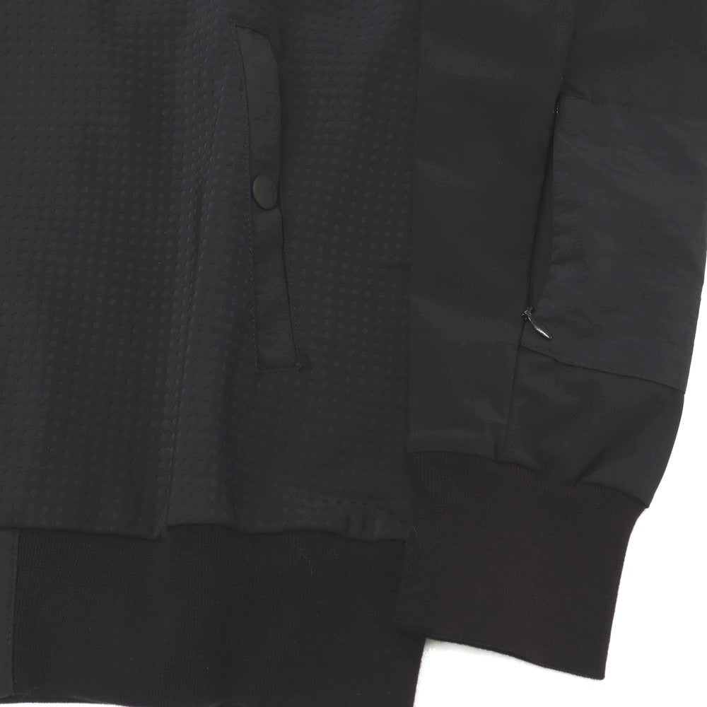 【新品】ピーエムディーエス PMDS ストレッチ ナイロン ダブルジップ フーデッド シェルジャケット ブラック【サイズL】【 状態ランクN 】【 メンズ 】