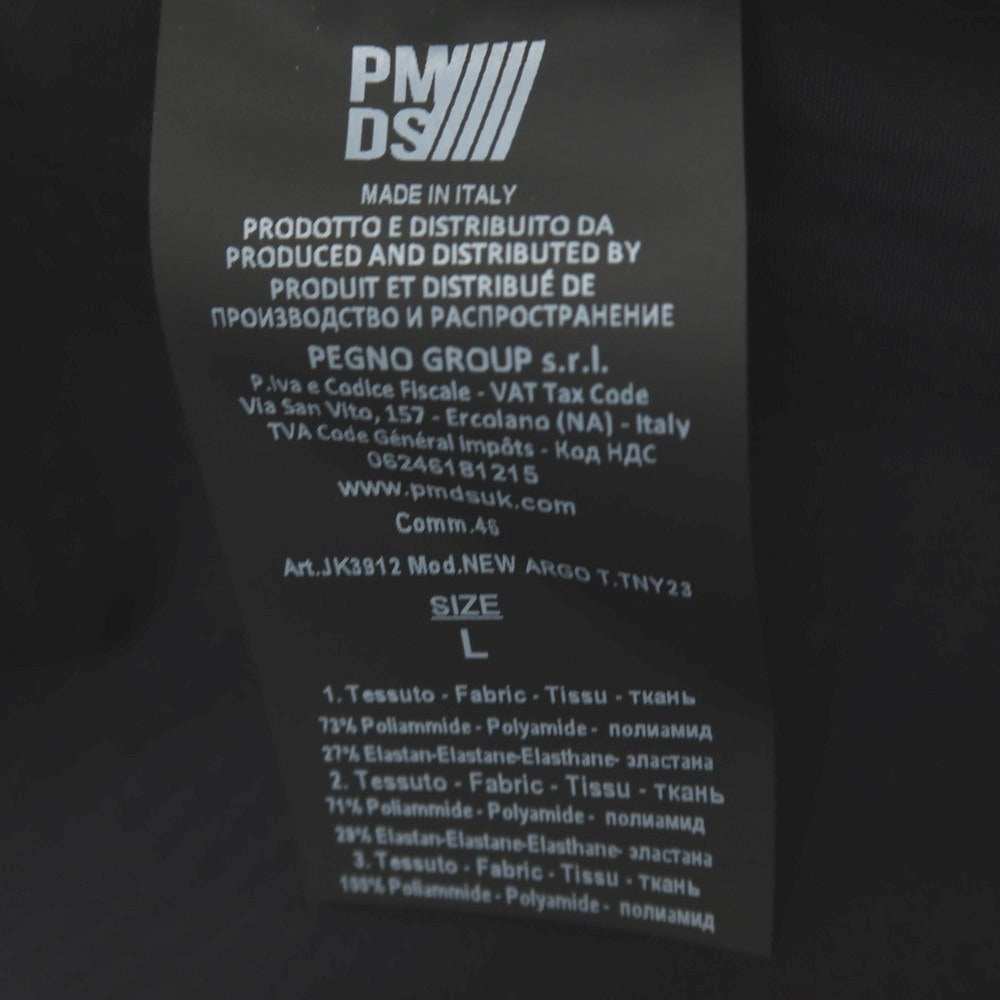 【新品】ピーエムディーエス PMDS ストレッチ ナイロン ダブルジップ フーデッド シェルジャケット ブラック【サイズL】【 状態ランクN 】【 メンズ 】