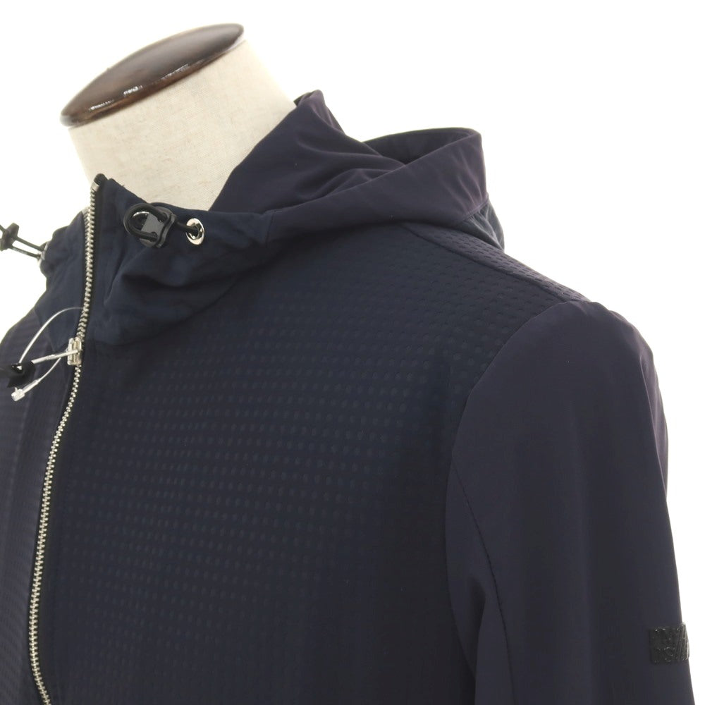 【新品】ピーエムディーエス PMDS ストレッチ ナイロン ダブルジップ フーデッド シェルジャケット ネイビー【サイズL】【 状態ランクN 】【 メンズ 】