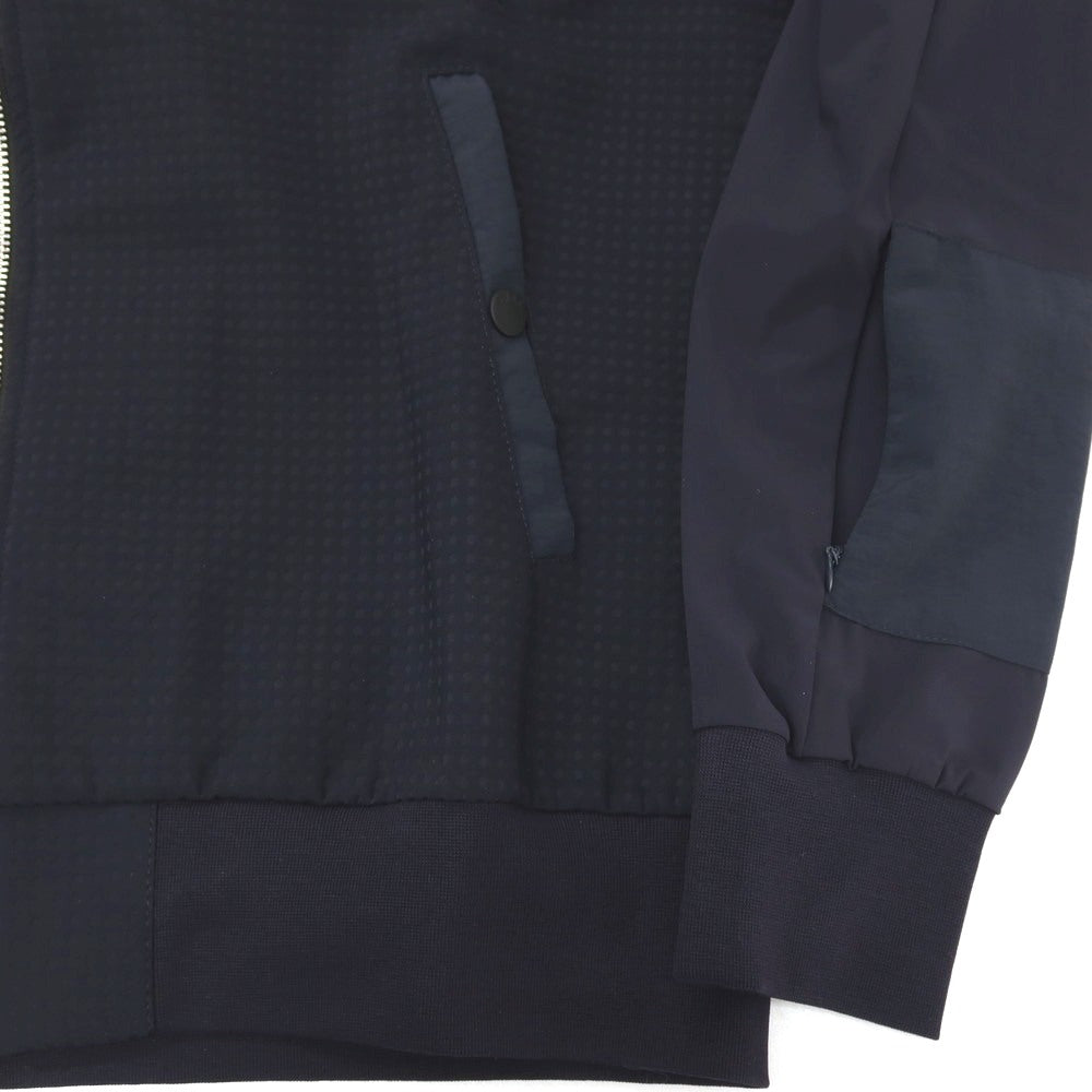 【新品】ピーエムディーエス PMDS ストレッチ ナイロン ダブルジップ フーデッド シェルジャケット ネイビー【サイズL】【 状態ランクN 】【 メンズ 】