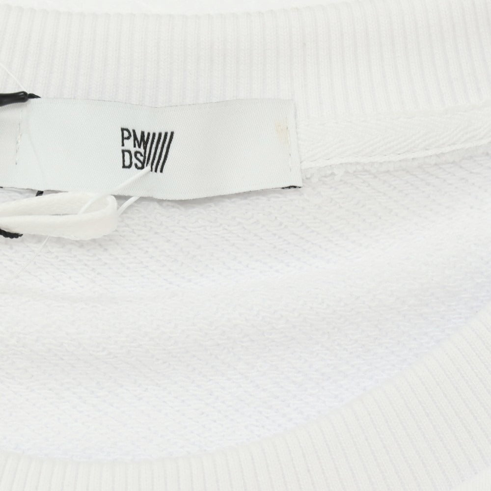 【新品アウトレット】ピーエムディーエス PMDS コットンポリエステル クルーネック スウェット ホワイト【サイズXL】【 状態ランクN- 】【 メンズ 】