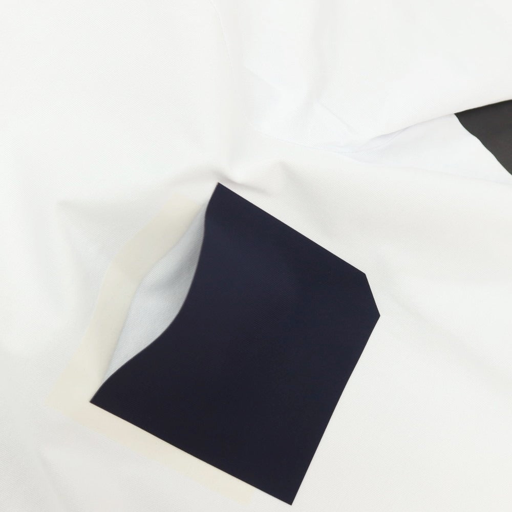 【新品】ピーエムディーエス PMDS LOGON コットン クルーネック ポケット 半袖Tシャツ ホワイト【サイズXXL】【 状態ランクN 】【 メンズ 】