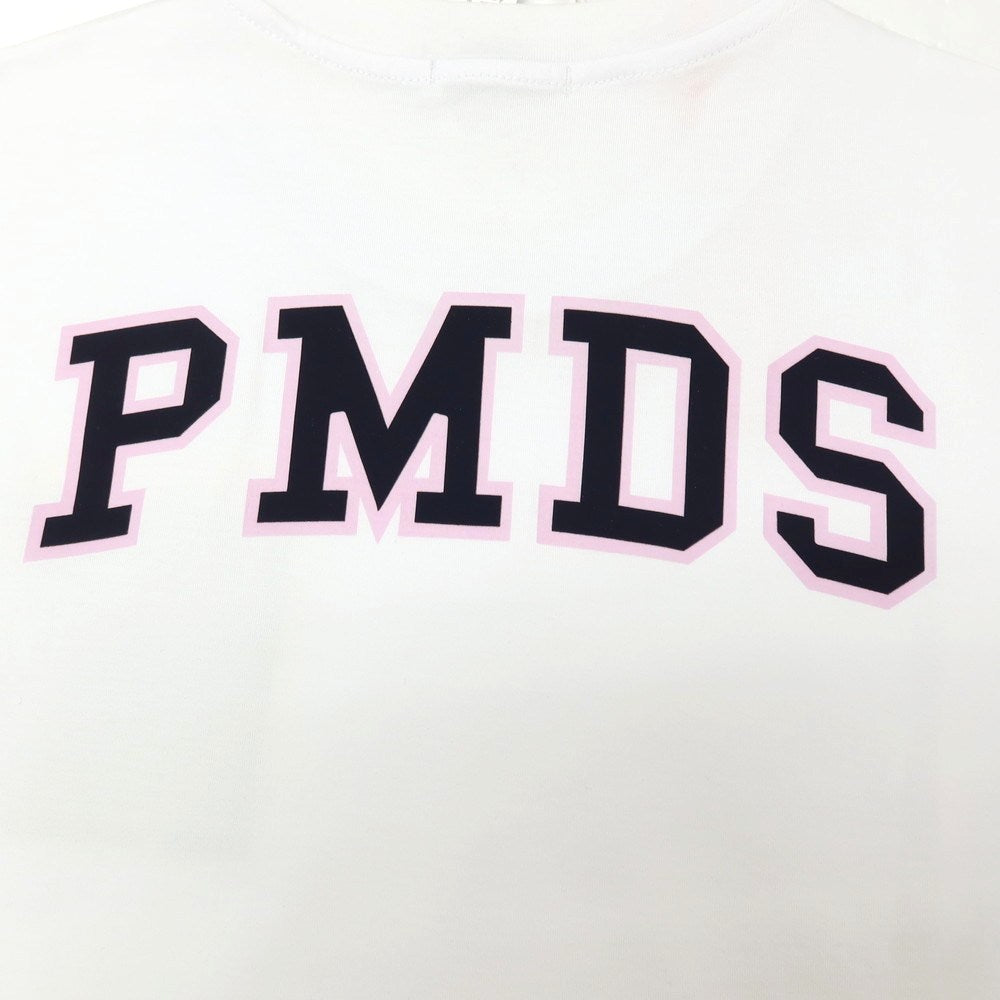 【新品】ピーエムディーエス PMDS LOGON コットン クルーネック ポケット 半袖Tシャツ ホワイト【サイズXXL】【 状態ランクN 】【 メンズ 】