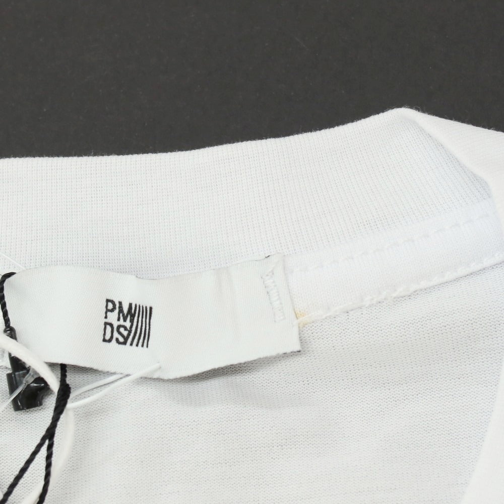 【新品】ピーエムディーエス PMDS コットン クルーネック 半袖Tシャツ ホワイト【サイズL】【 状態ランクN 】【 メンズ 】