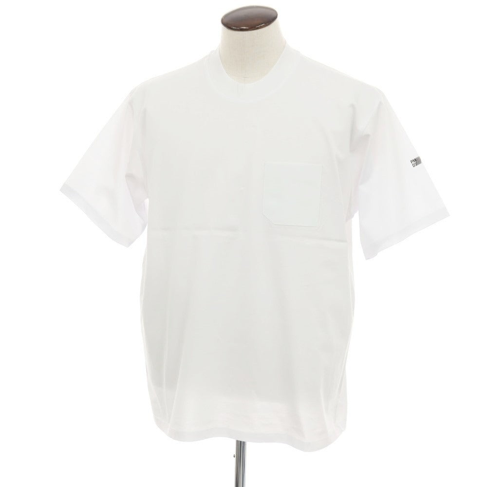 【新品】ピーエムディーエス PMDS DAN コットン リフレクタープリント クルーネック ポケット 半袖Tシャツ ホワイト【サイズXXL】【 状態ランクN 】【 メンズ 】