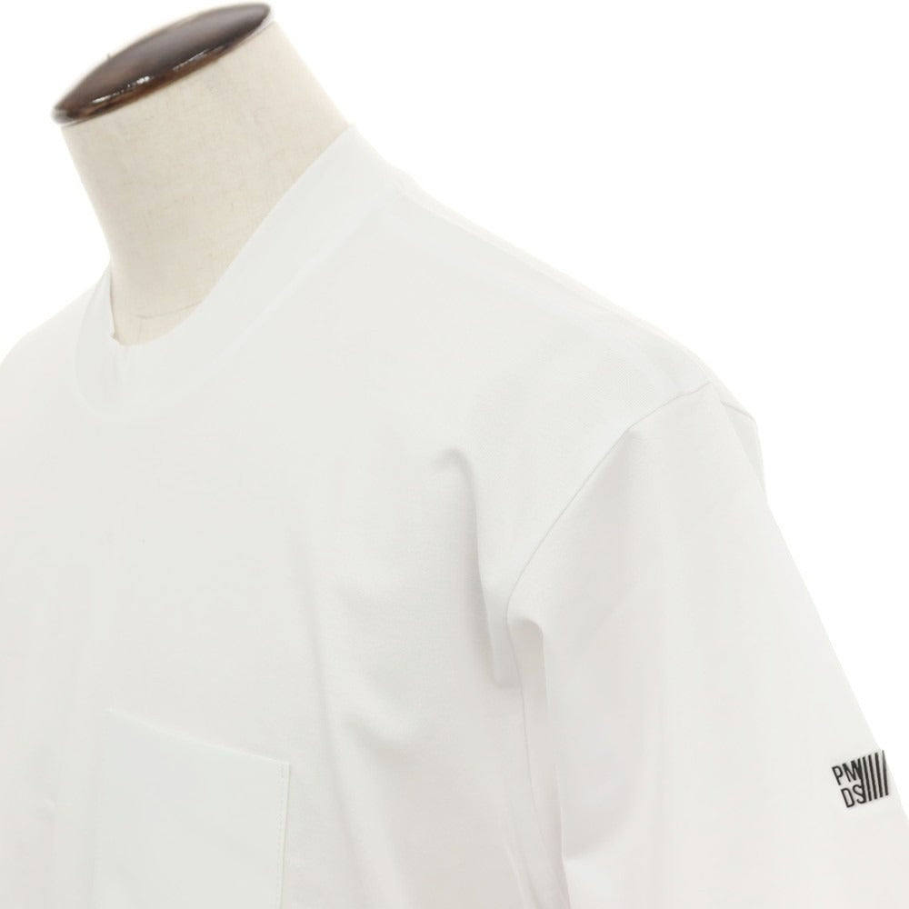 【新品】ピーエムディーエス PMDS DAN コットン リフレクタープリント クルーネック ポケット 半袖Tシャツ ホワイト【サイズXXL】【 状態ランクN 】【 メンズ 】