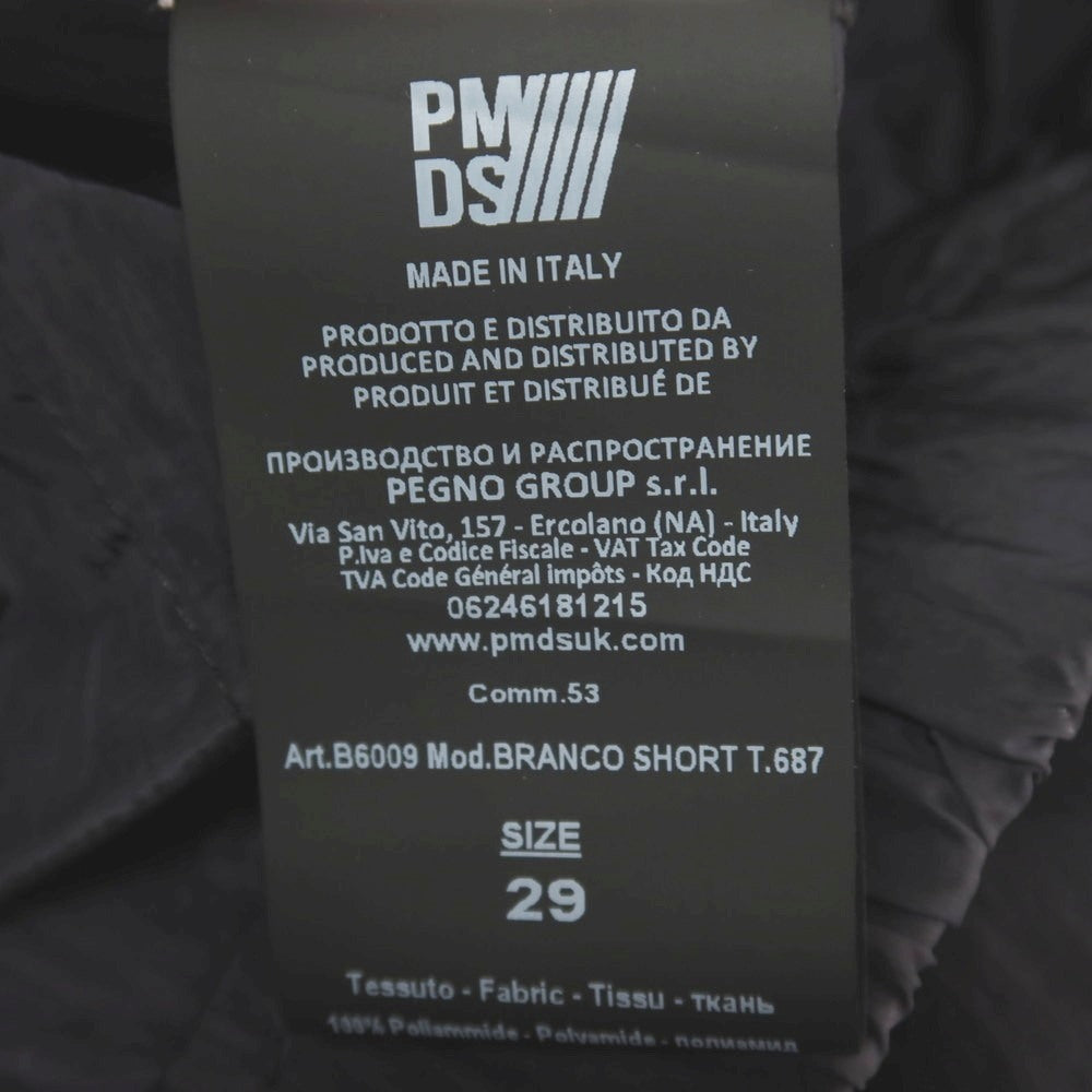 【新品アウトレット】ピーエムディーエス PMDS ナイロン ショートパンツ カーボンブラック【サイズ29】【 状態ランクN- 】【 メンズ 】