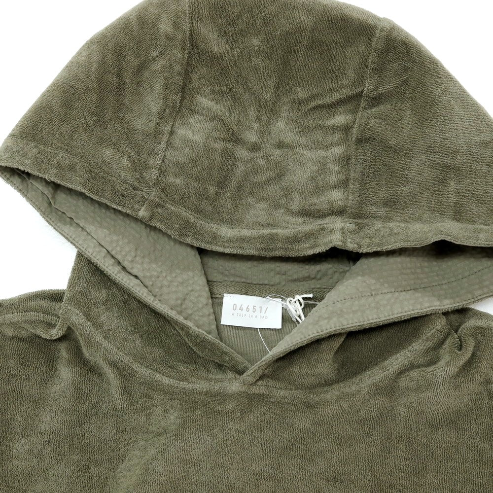 【新品】ア トリップ イン ア バッグ 04651/A TRIP IN A BAG BEACH HOODIE コットン パイル プルオーバー パーカー ジャングルグリーン【サイズS】【 状態ランクN 】【 メンズ 】