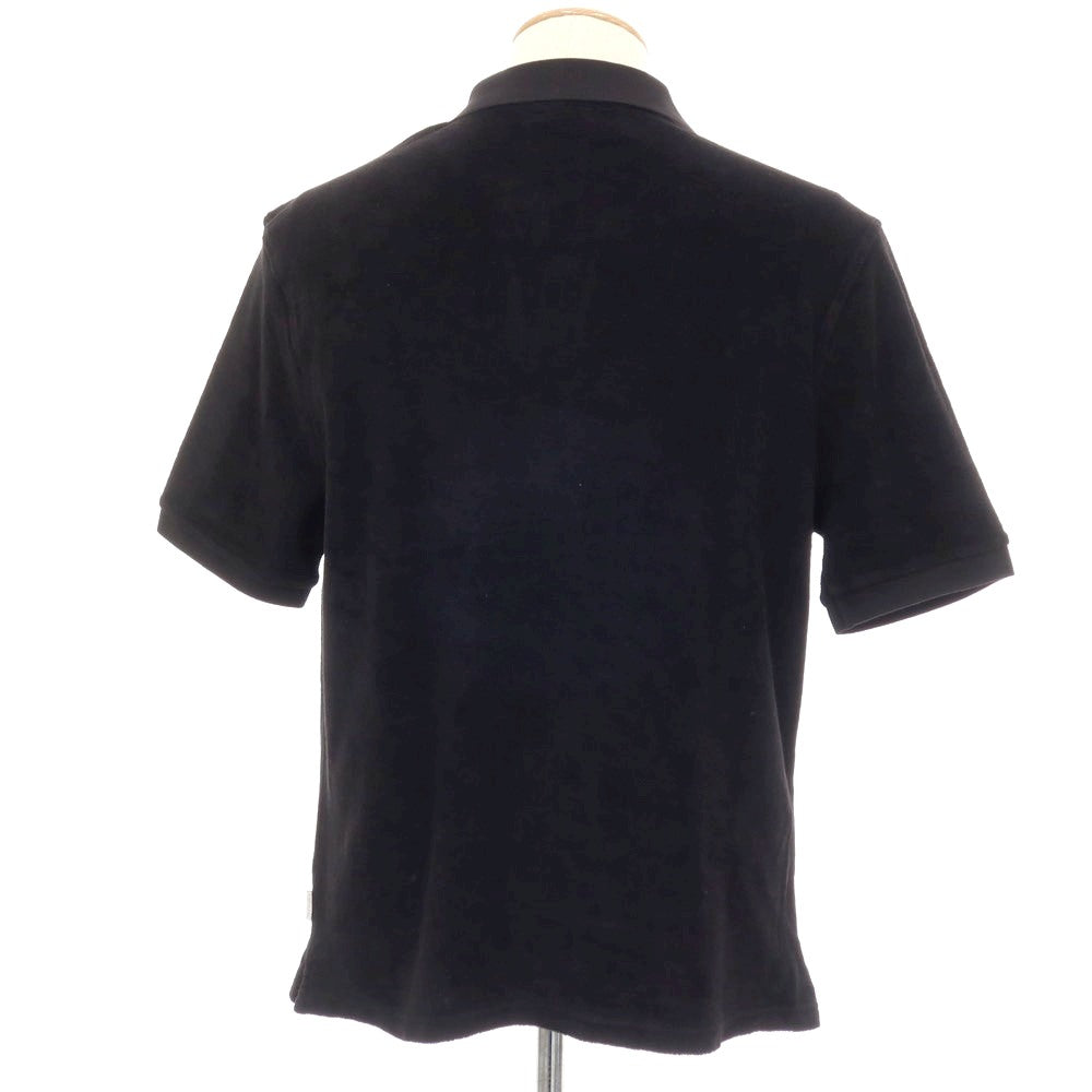 【新品】ア トリップ イン ア バッグ 04651/A TRIP IN A BAG コットン パイル スキッパー 半袖ポロシャツ ブラック【サイズS】【 状態ランクN 】【 メンズ 】