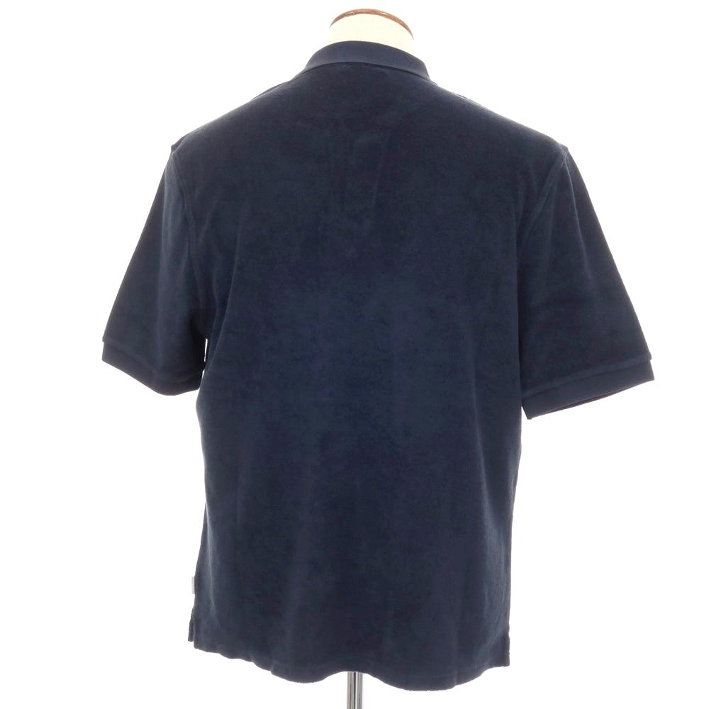 【新品】ア トリップ イン ア バッグ 04651/A TRIP IN A BAG コットン パイル スキッパー 半袖ポロシャツ ネイビー【サイズM】【 状態ランクN 】【 メンズ 】