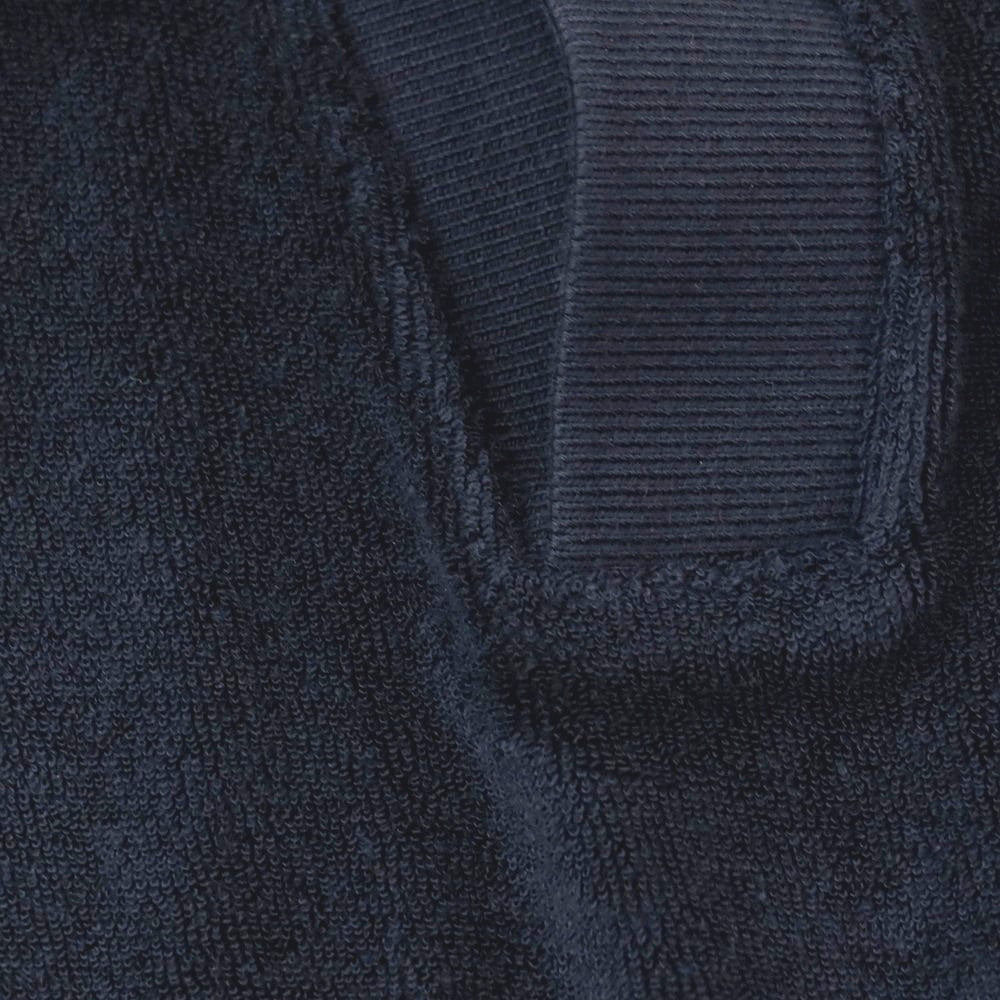 【新品】ア トリップ イン ア バッグ 04651/A TRIP IN A BAG コットン パイル スキッパー 半袖ポロシャツ ネイビー【サイズM】【 状態ランクN 】【 メンズ 】