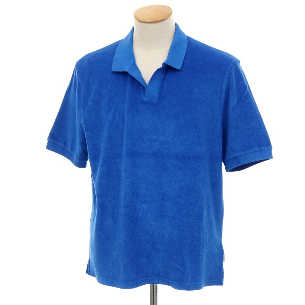 【新品】ア トリップ イン ア バッグ 04651/A TRIP IN A BAG コットン パイル スキッパー 半袖ポロシャツ ブルー【サイズS】【 状態ランクN 】【 メンズ 】