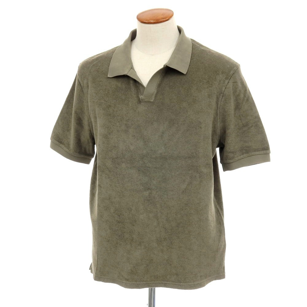 【新品】ア トリップ イン ア バッグ 04651/A TRIP IN A BAG コットン パイル スキッパー 半袖ポロシャツ ジャングルグリーン【サイズM】【 状態ランクN 】【 メンズ 】