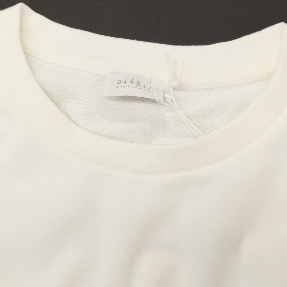 【新品アウトレット】ア トリップ イン ア バッグ 04651/A TRIP IN A BAG ストレッチ コットン クルーネック 半袖Tシャツ アイボリー【サイズXL】【 状態ランクN- 】【 メンズ 】