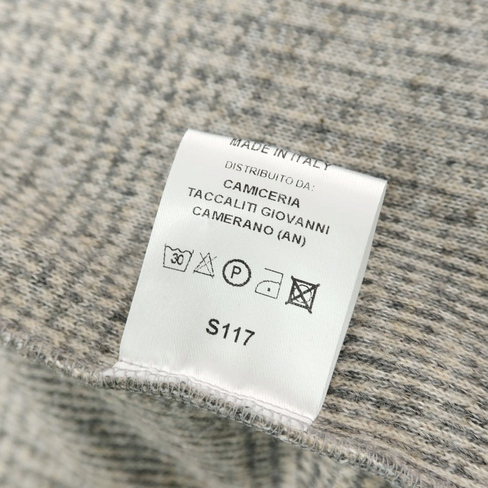 【中古】ギローバー GUY ROVER ポリエステルウール チェック シャツブルゾン グレー【サイズM】【 状態ランクA 】【 メンズ 】