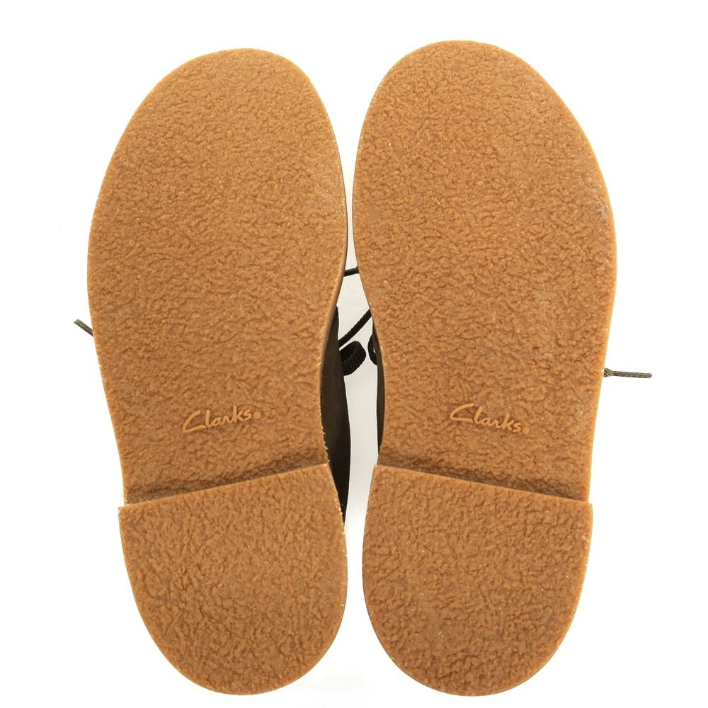 【中古】クラークス Clarks BUSHACRE3 26153531 スウェード チャッカブーツ カーキブラウン【サイズ7】【 状態ランクB 】【 メンズ 】