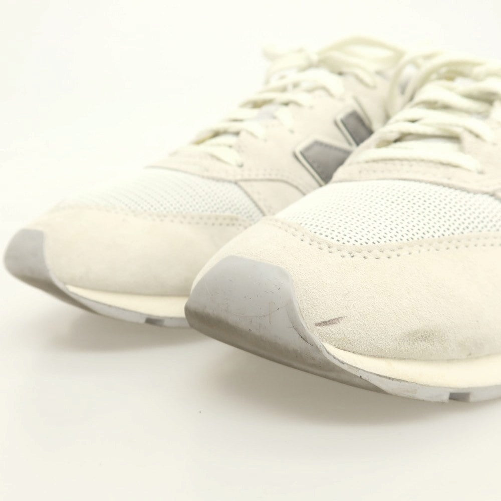 【中古】ニューバランス NEW BALANCE CM996UH2 スウェード スニーカー グレーホワイト【サイズ27】【 状態ランクB 】【 メンズ 】