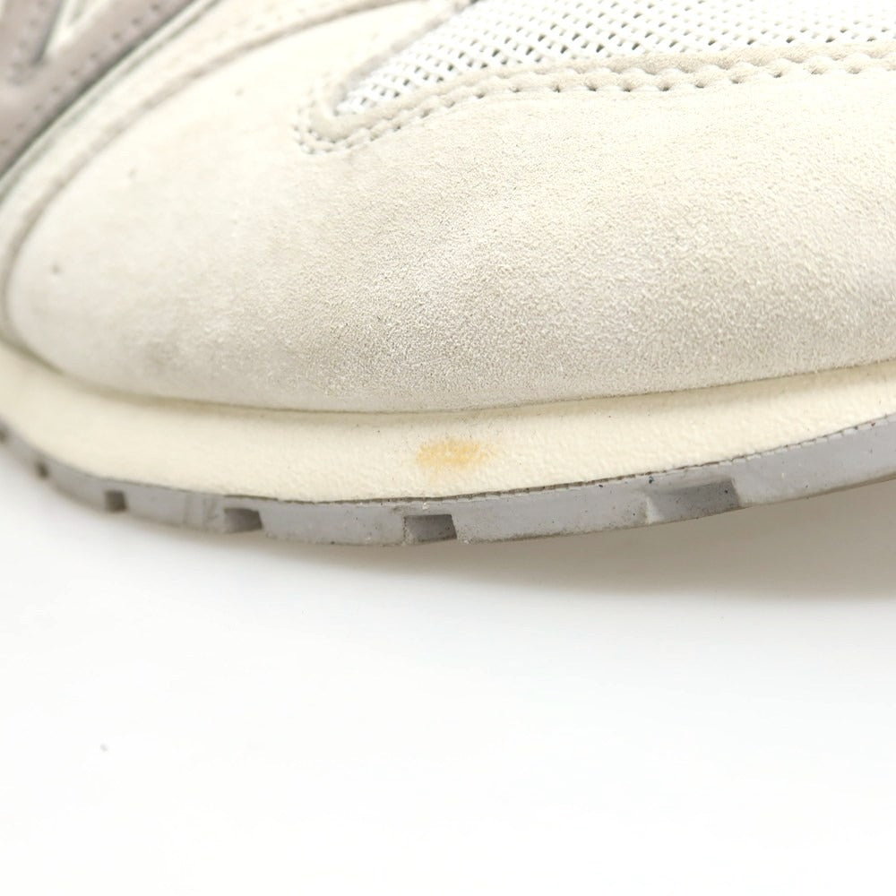 【中古】ニューバランス NEW BALANCE CM996UH2 スウェード スニーカー グレーホワイト【サイズ27】【 状態ランクB 】【 メンズ 】