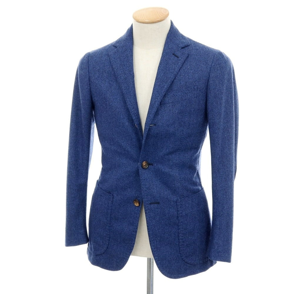 【中古】スティレ ラティーノ STILE LATINO ウールカシミヤ テーラードジャケット ブルー【サイズ42】【メンズ】 中古】スティレ ラティーノ STILE LATINO ウールカシミヤ テーラード