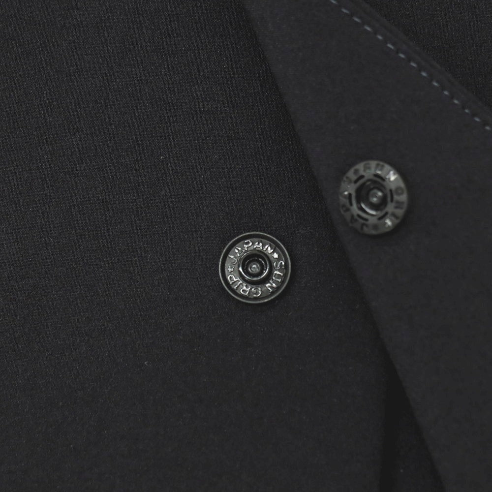 【中古】デサント DESCENTE ポリエステル オープンカラー 半袖シャツ ブラック【サイズS】【 状態ランクB 】【 メンズ 】