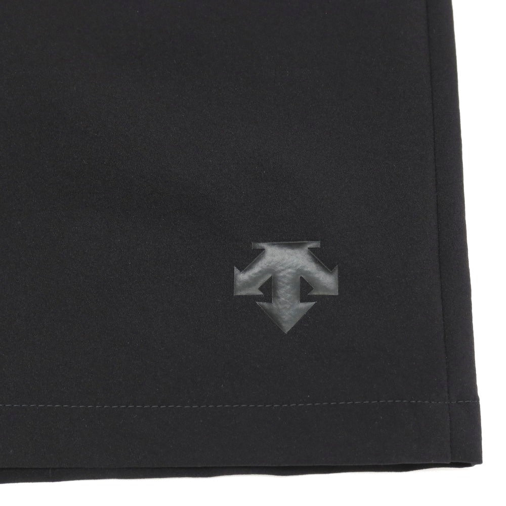 【中古】デサント DESCENTE ポリエステル オープンカラー 半袖シャツ ブラック【サイズS】【 状態ランクB 】【 メンズ 】