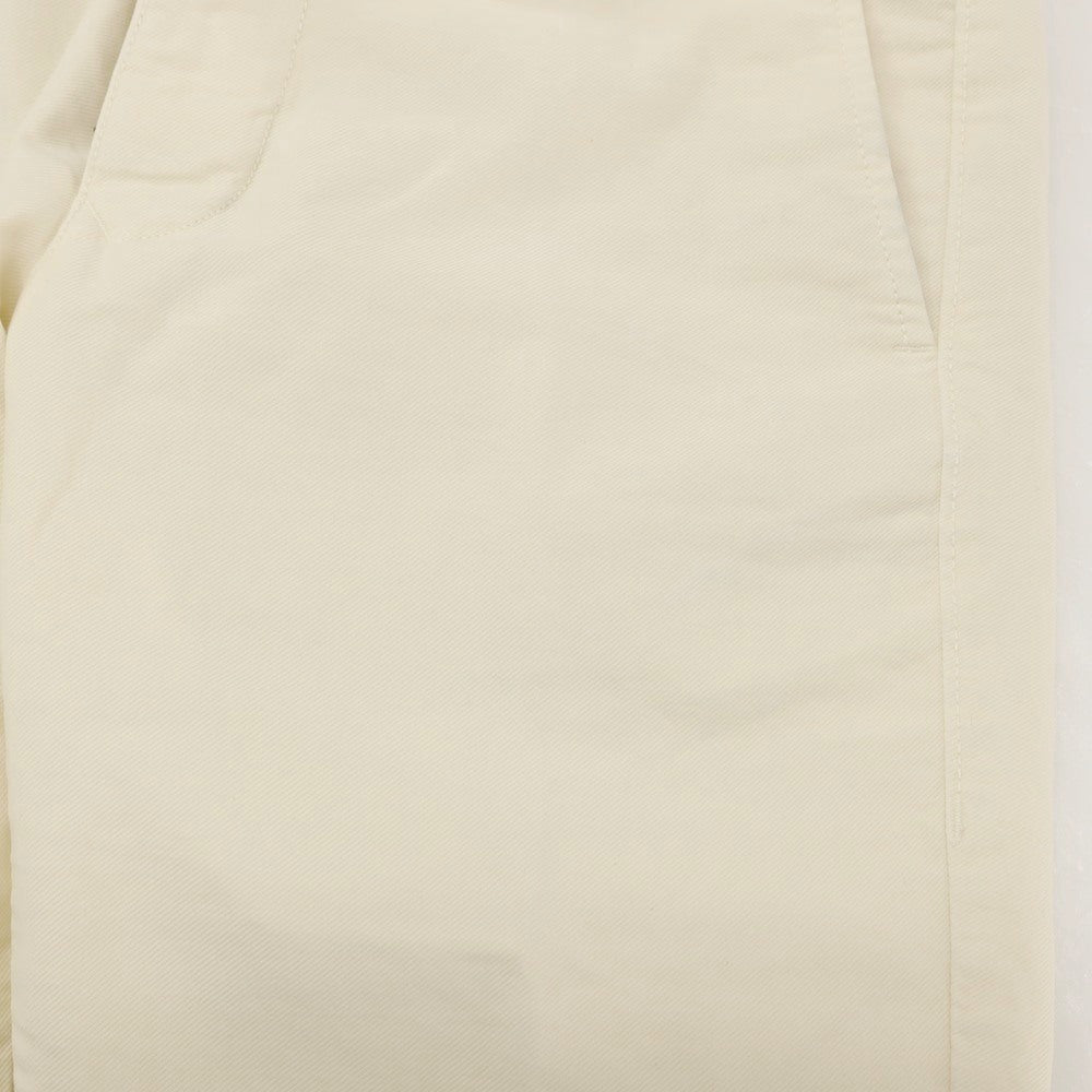【中古】インコテックス スラックス INCOTEX SLACKS ストレッチ ツイルコットン カジュアルスラックスパンツ アイボリー【サイズ29】【 状態ランクB 】【 メンズ 】
