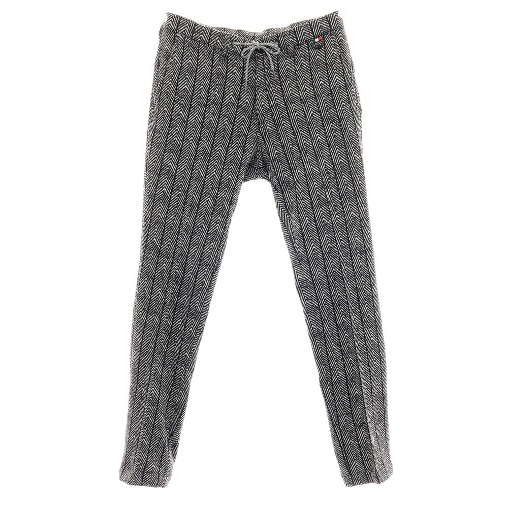 【中古】ジーステージ g-stage ポリエステルジャージー 2つボタンスーツ ブラックxホワイト【サイズ44】【 状態ランクB 】【 メンズ 】