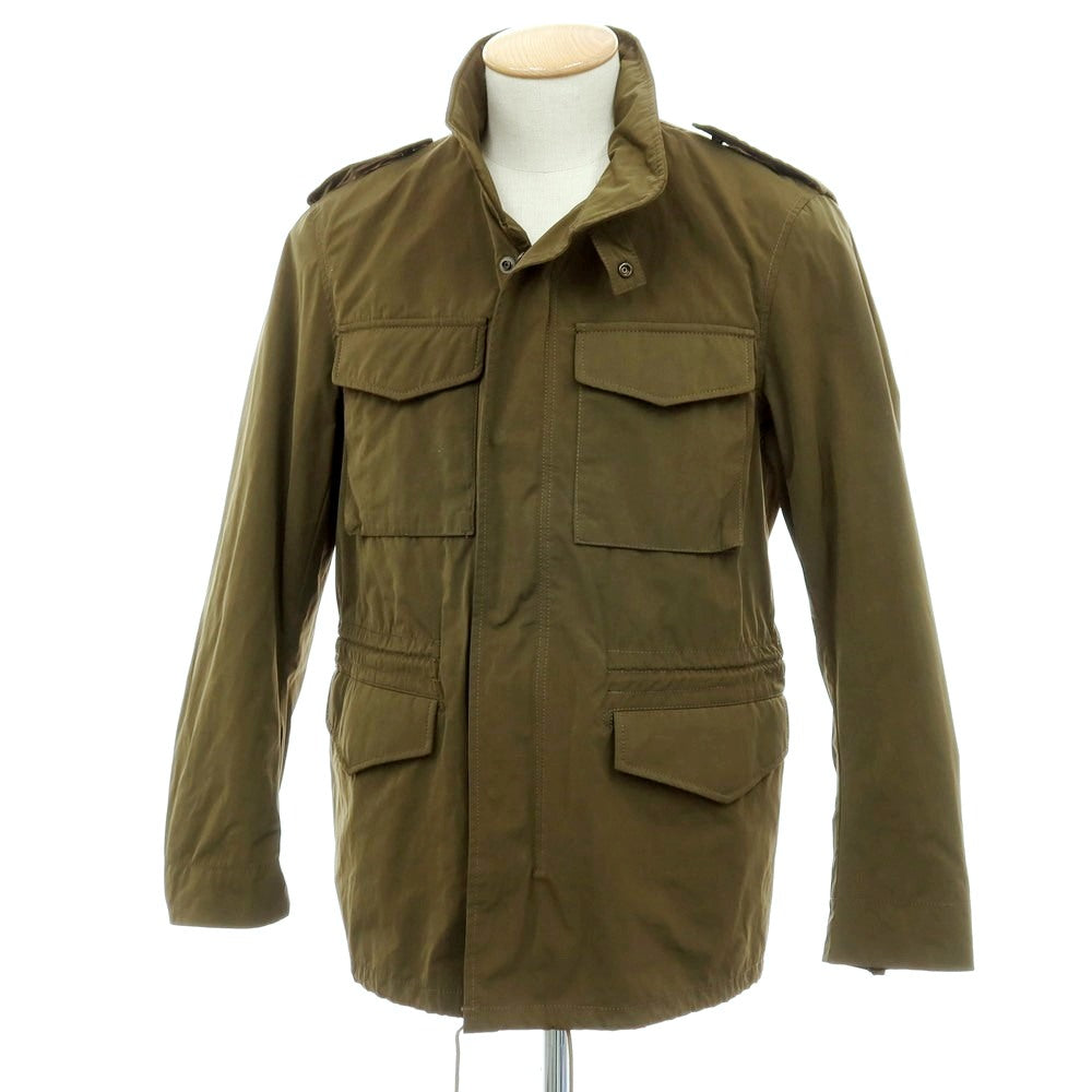 【中古】アバハウス ABAHOUSE ポリエステルナイロン M-65 ミリタリージャケット オリーブ【サイズ44】【 状態ランクB 】【 メンズ 】