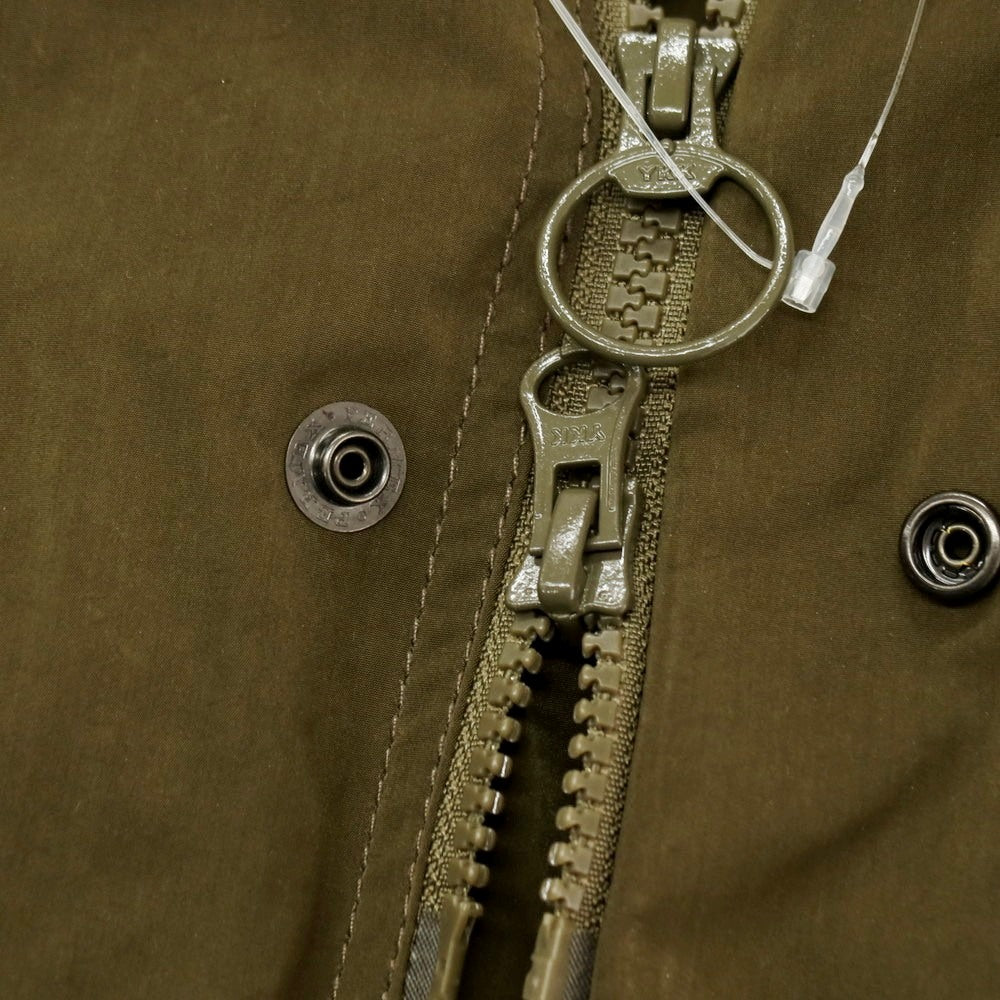 【中古】アバハウス ABAHOUSE ポリエステルナイロン M-65 ミリタリージャケット オリーブ【サイズ44】【 状態ランクB 】【 メンズ 】