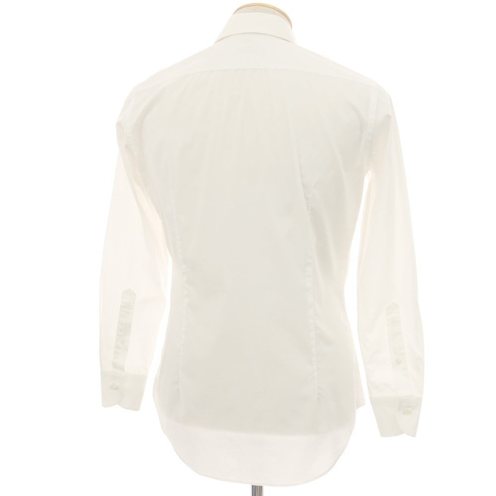 【中古】アルコディオ ARCODIO ストレッチ コットン セミワイドカラー ドレスシャツ ホワイト【サイズ37】【 状態ランクC 】【 メンズ 】