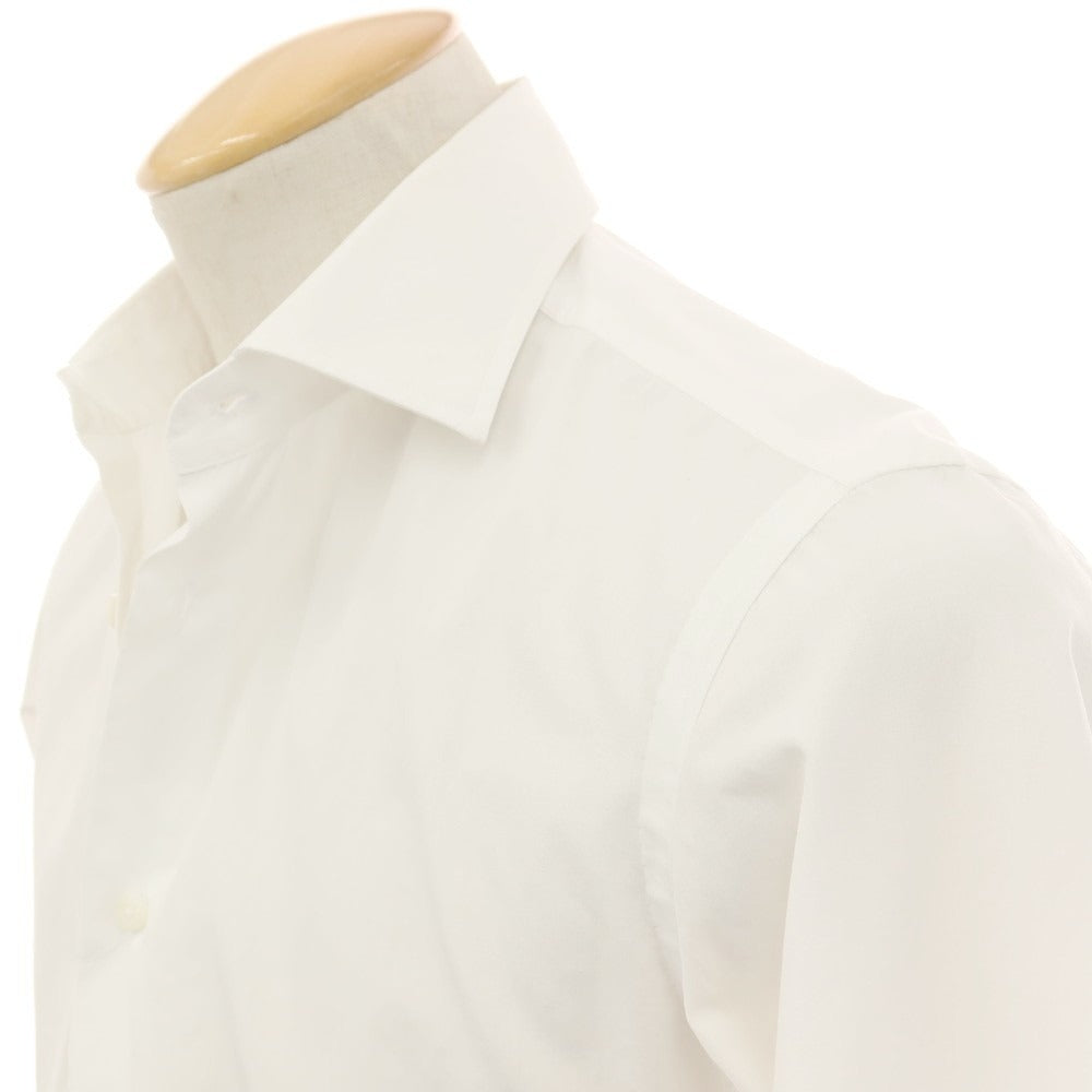 【中古】アルコディオ ARCODIO コットン セミワイドカラー ドレスシャツ ホワイト【サイズ37】【 状態ランクC 】【 メンズ 】