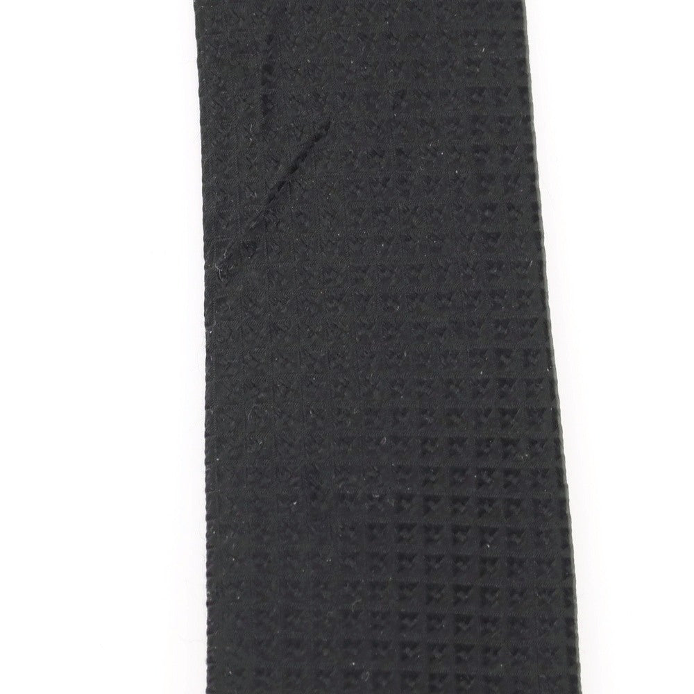 【中古】ドルチェアンドガッバーナ DOLCE&GABBANA シルク ナロータイ ブラック【 状態ランクB 】【 メンズ 】