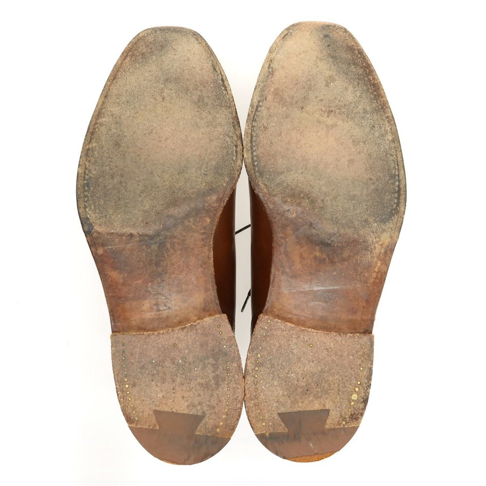 【中古】ニュー アンド リングウッド New & Lingwood カーフ Uチップ ブラウン【サイズ7】【 状態ランクC 】【 メンズ 】