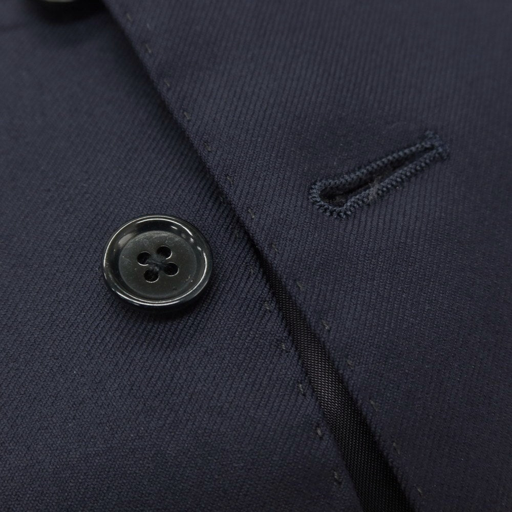 【中古】リングヂャケット RING JACKET FOUR SEASONS Super130’S ウール ドレス系ジレ ベスト ネイビー【サイズ46】【 状態ランクA 】【 メンズ 】