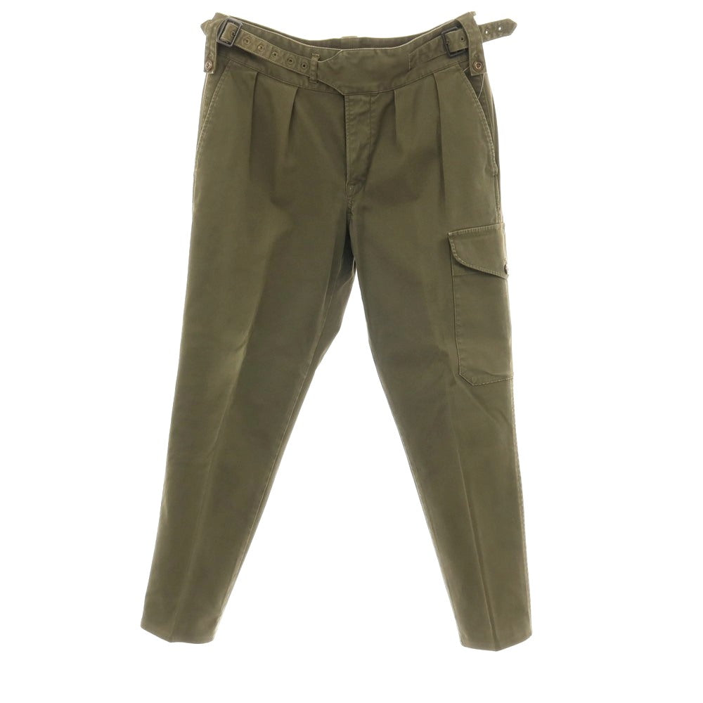 【中古】ジーティーアー G.T.A GHURKA ストレッチ ツイルコットン グルカパンツ オリーブ【サイズ48】【 状態ランクB 】【 メンズ 】