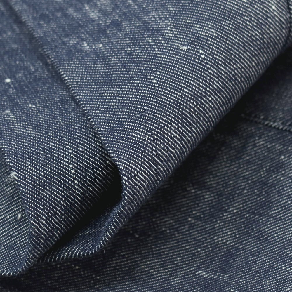 【中古】ジーティーアー G.T.A Herrick ストレッチ リネンコットン カジュアルスラックスパンツ ネイビー【サイズ48】【 状態ランクB 】【 メンズ 】