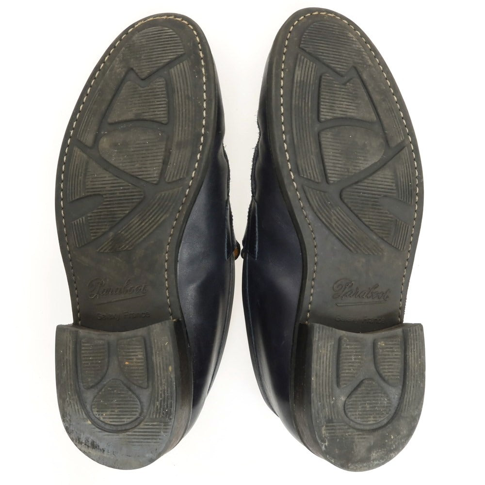 【中古】パラブーツ Paraboot アドニス コインロファー ネイビー【サイズ6】【 状態ランクC 】【 メンズ 】