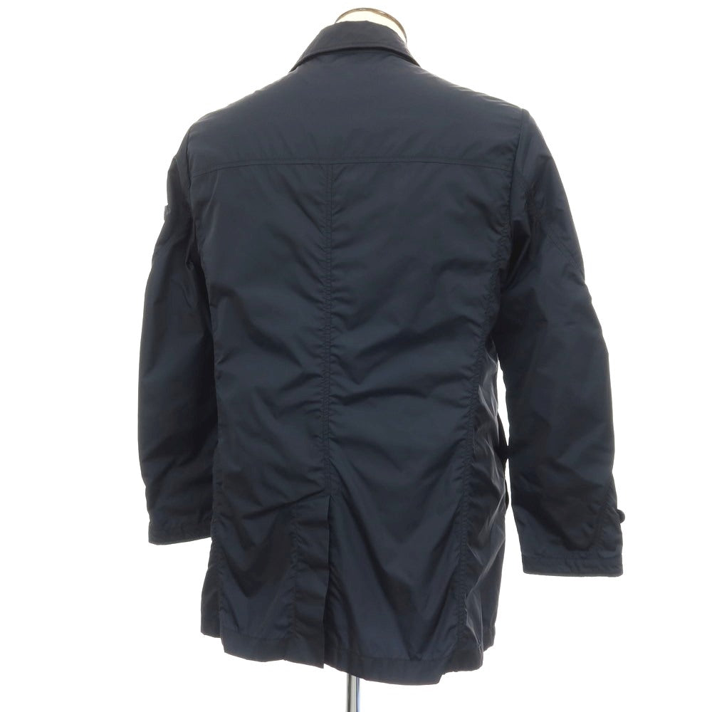 【中古】ピューテリー PEUTEREY ナイロン ステンカラーコート ネイビー【サイズ50】【 状態ランクC 】【 メンズ 】