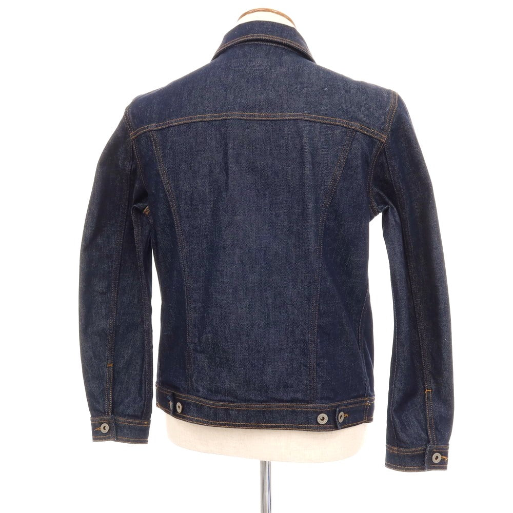 【中古】イカイ YCHAI ストレッチ コットン デニムジャケット ネイビー【サイズ46】【 状態ランクA 】【 メンズ 】