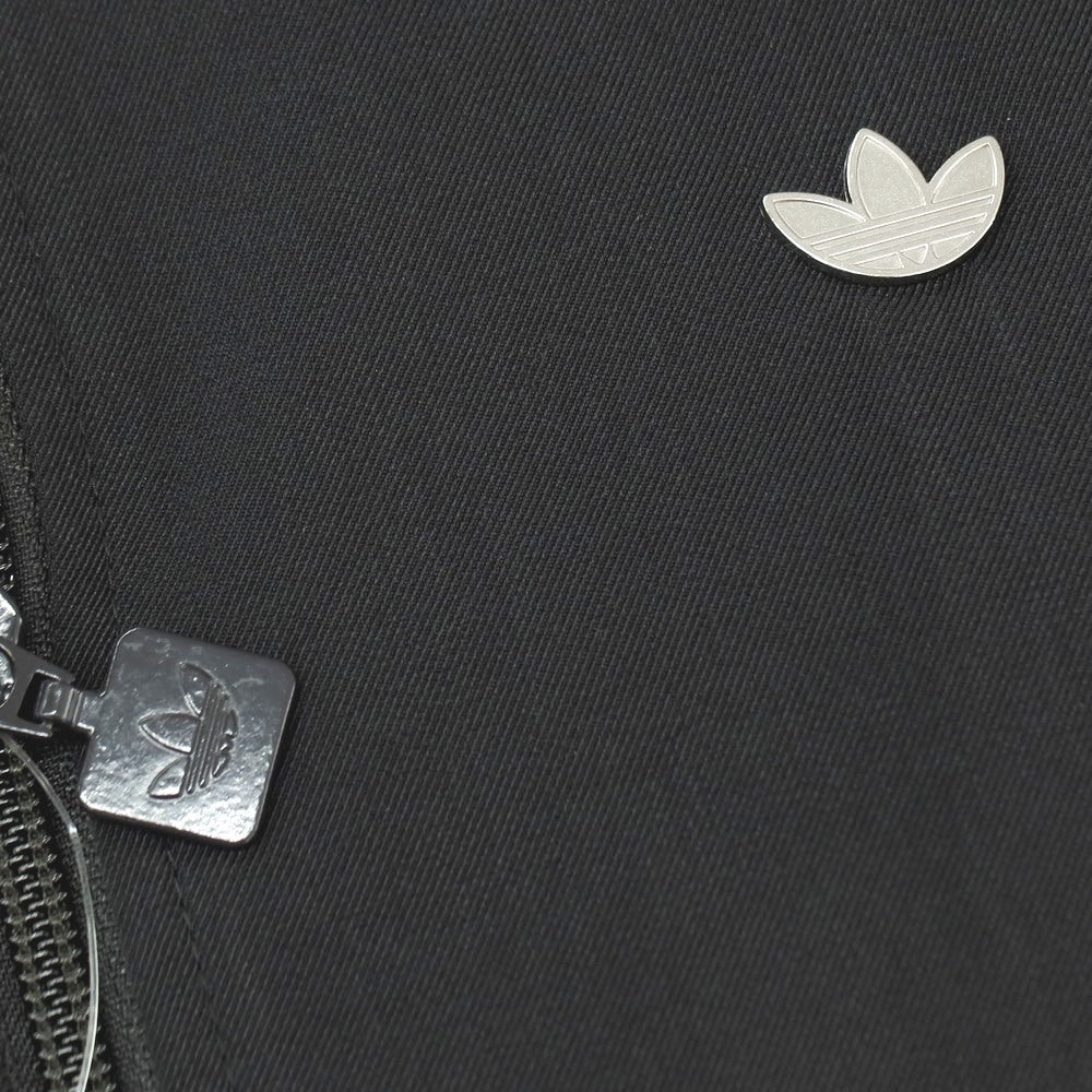 【中古】アディダス adidas ポリエステルレーヨンポリウレタン トラックジャケット ブラック【サイズXL】【 状態ランクB 】【 メンズ 】