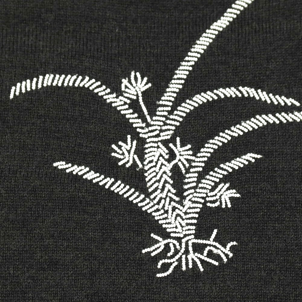 【中古】ボーディ BODE ウール ビーズ シャツ型 カーディガン チャコール【サイズL/XL】【 状態ランクB 】【 メンズ 】