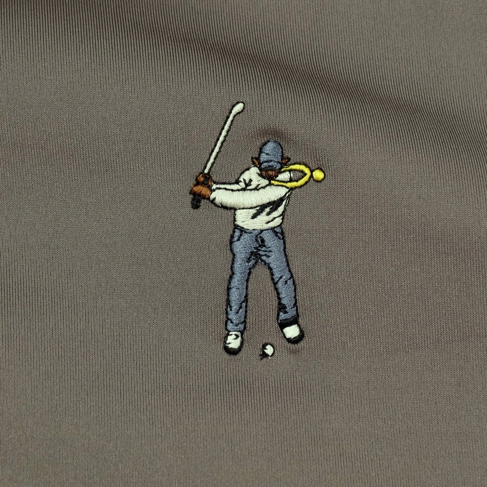 【中古】イーストサイドゴルフ Eastside Golf ストレッチ ポリエステル スタンドカラー ジップアップ ジャージ グレー【サイズ2XL】【 状態ランクB 】【 メンズ 】