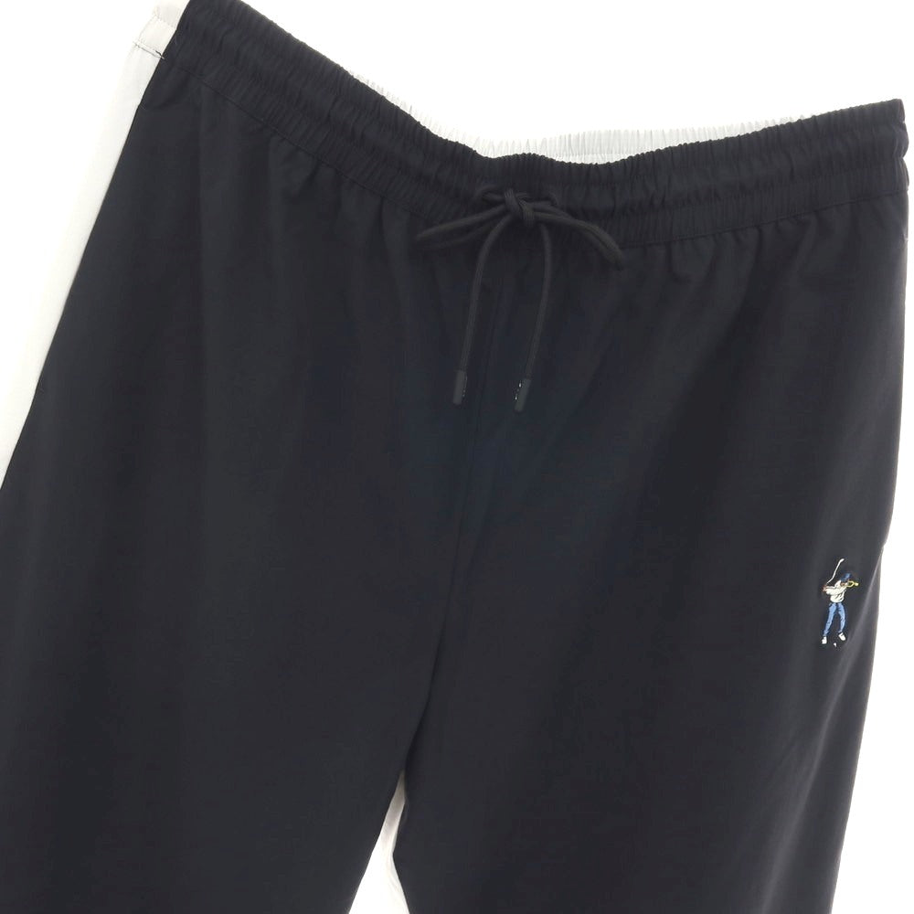 【中古】イーストサイドゴルフ Eastside Golf ストレッチ リップストップナイロン イージーパンツ ブラックxライトグレー【サイズ2XL】【 状態ランクB 】【 メンズ 】