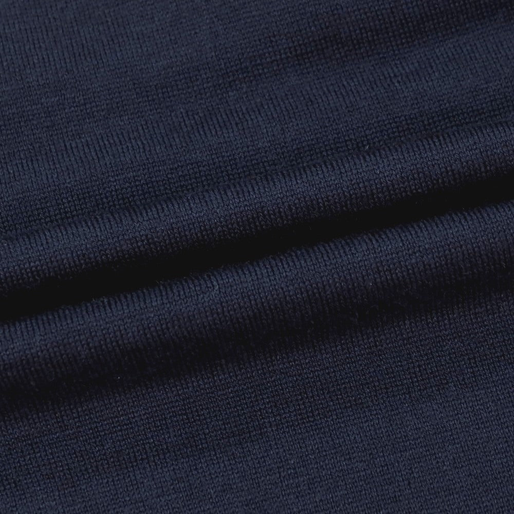 【中古】ジョンスメドレー JOHN SMEDLEY ハイゲージ ウール タートルネック プルオーバーニット ネイビー【サイズS】【 状態ランクB 】【 メンズ 】