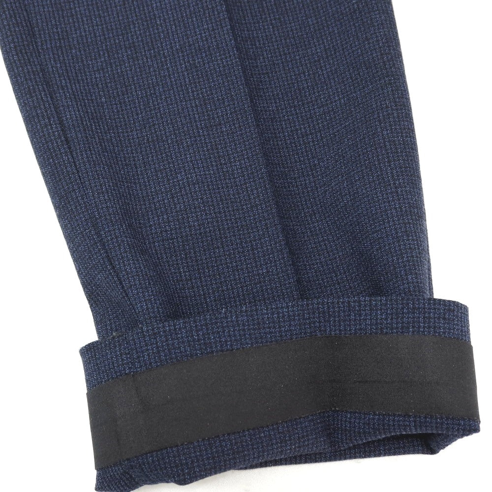 【中古】インコテックス スローウェア INCOTEX SLOWEAR ストレッチ ポリエステルウール イージースラックスパンツ ネイビー【サイズ46】【 状態ランクB 】【 メンズ 】