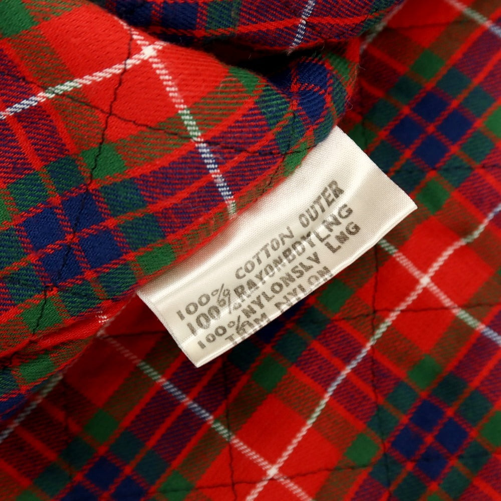 【中古】バラクータ BARACUTA コットン コーデュロイ 中綿入り スイングトップ ネイビー【サイズ38】【 状態ランクC 】【 メンズ 】