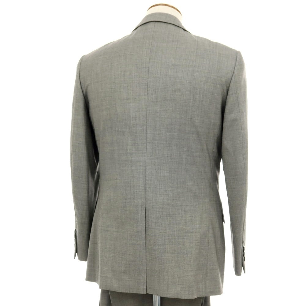 【中古】カルバンクライン Calvin Klein PLATINUM スリーピース ウールポリエステル 2つボタンスーツ グレー【サイズ上38/下32/ジレ38】【 状態ランクB 】【 メンズ 】