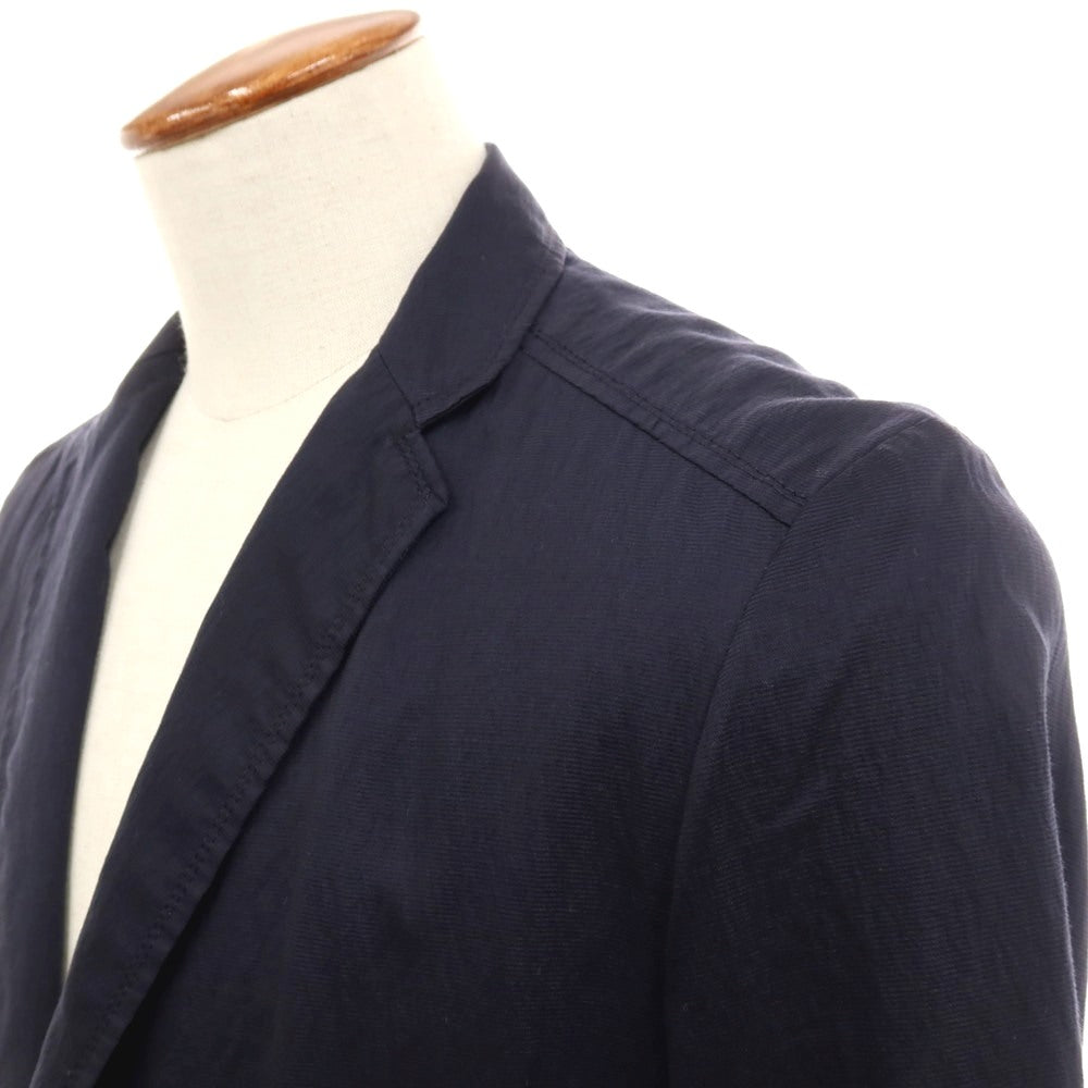 【中古】ジョセフ JOSEPH テンセルナイロン 2B カジュアルジャケット ネイビー【サイズ48】【 状態ランクC 】【 メンズ 】
