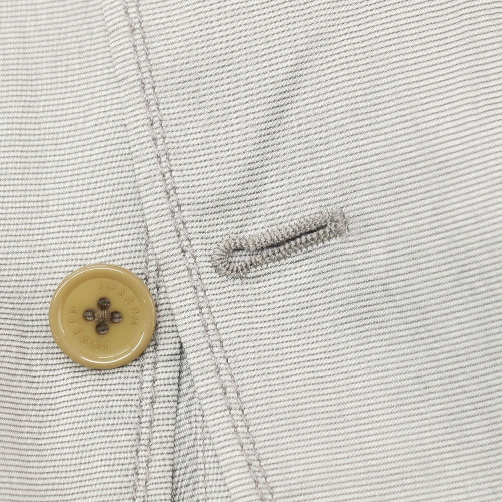 【中古】ジョセフ JOSEPH テンセルナイロン 2B カジュアルジャケット グレーxホワイト【サイズ48】【 状態ランクC 】【 メンズ 】