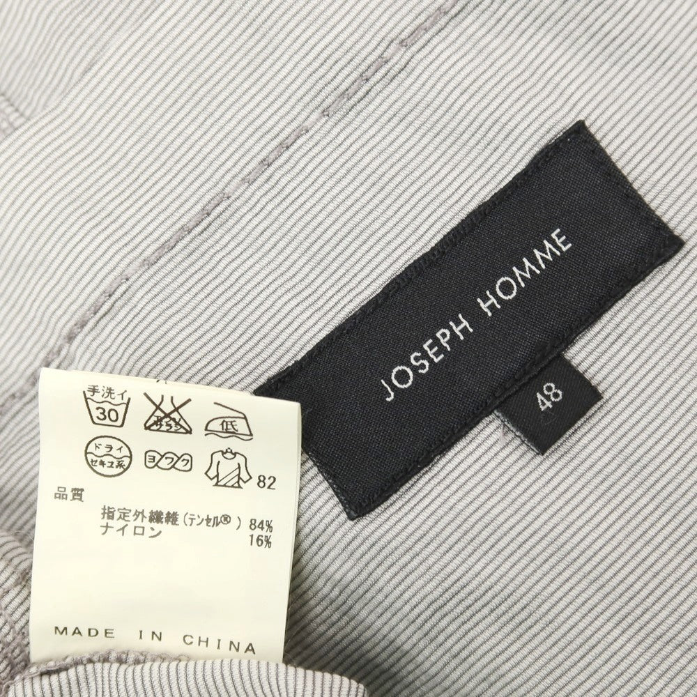 【中古】ジョセフ JOSEPH テンセルナイロン 2B カジュアルジャケット グレーxホワイト【サイズ48】【 状態ランクC 】【 メンズ 】